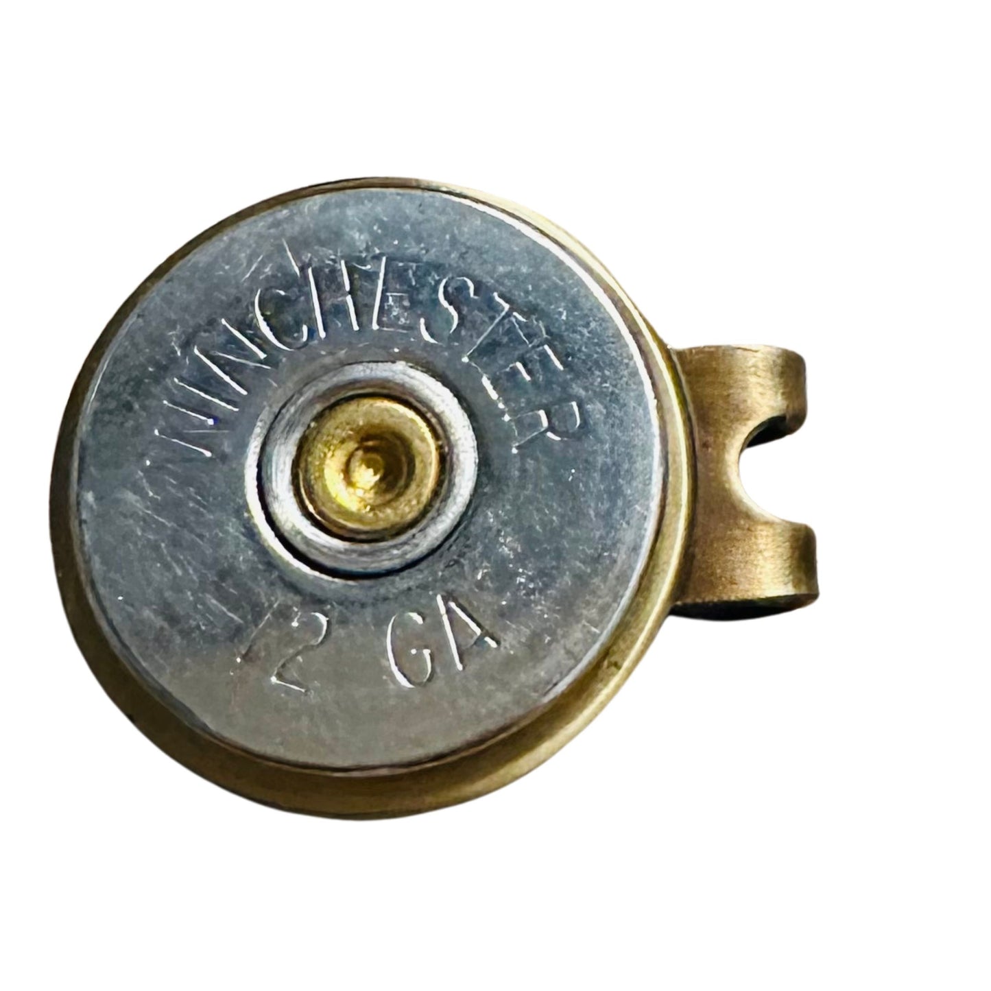 Shotgun Shell Slice Golf Ball Marker & Hat Clip Set | Gold