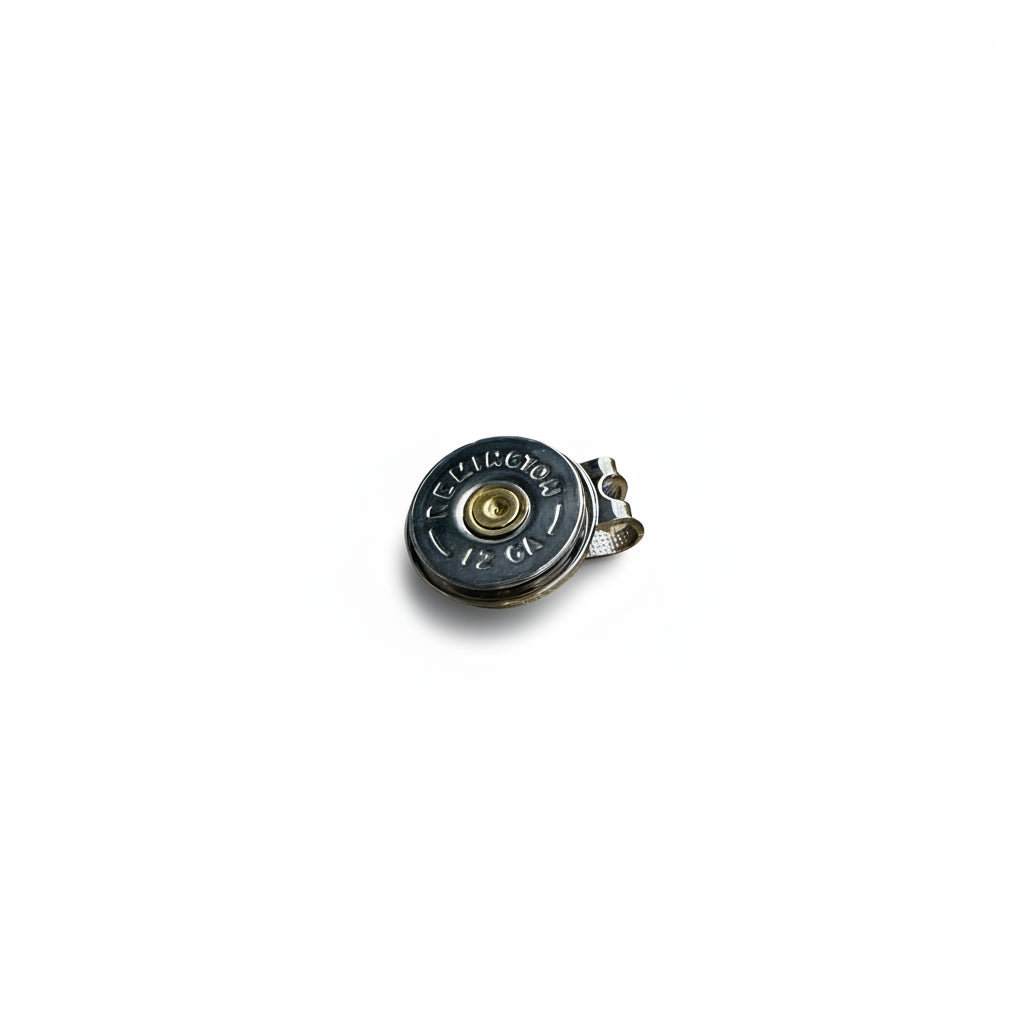 Shotgun Shell Slice Golf Ball Marker & Hat Clip Set | Gunmetal