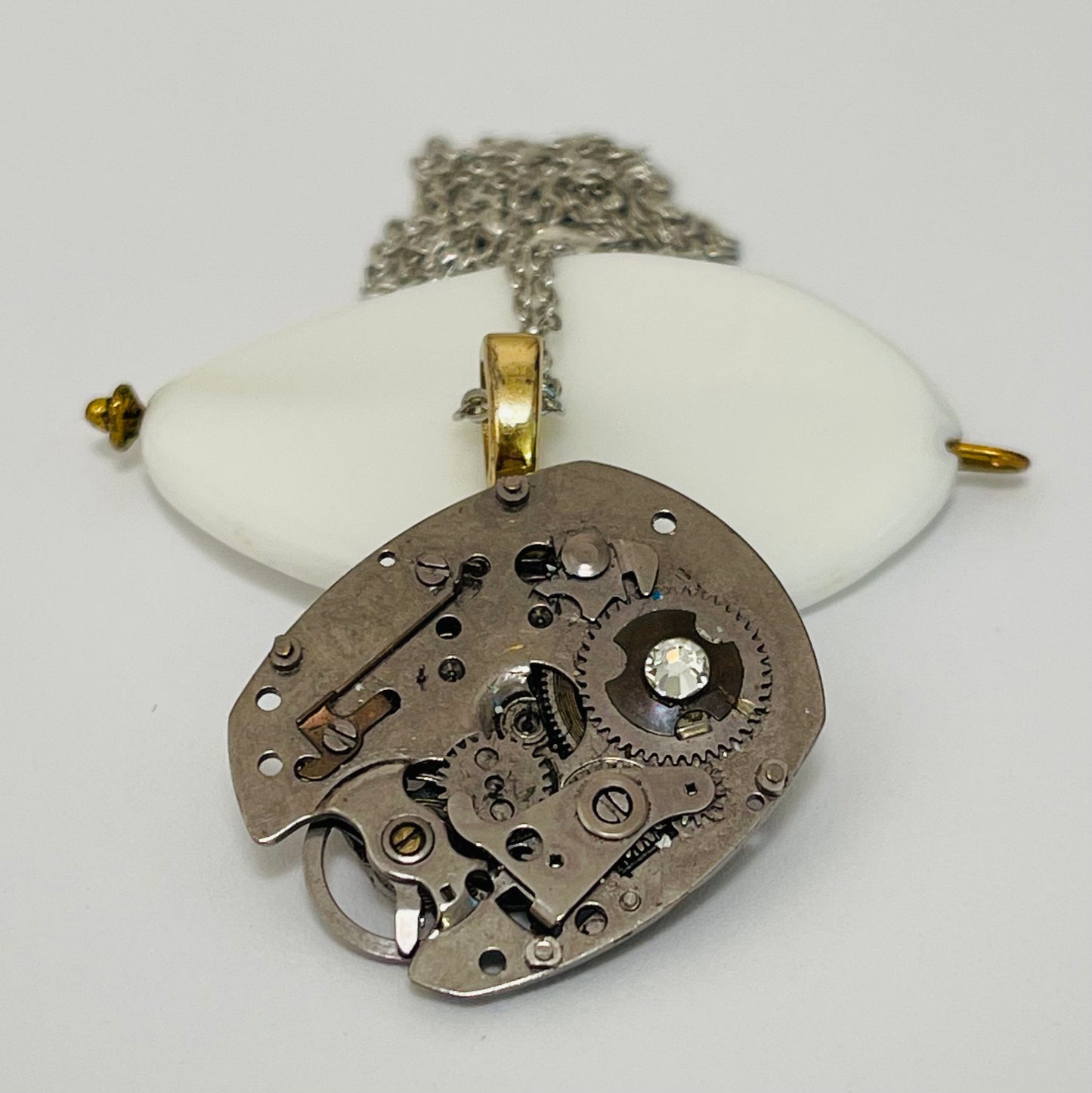 R’Square Antique Pocket Watch Necklace