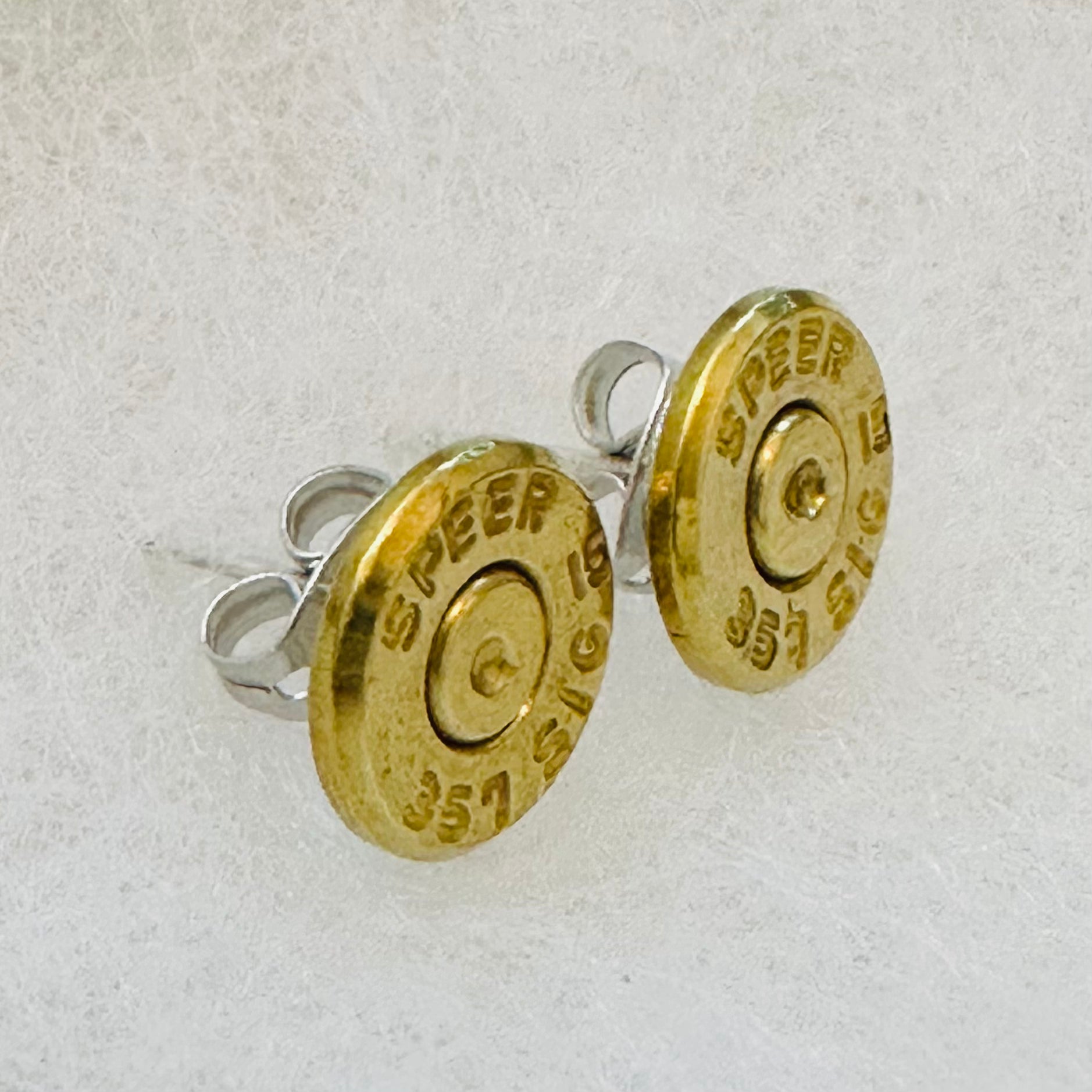 BulletSlice Primer-In Center Stud Earrings