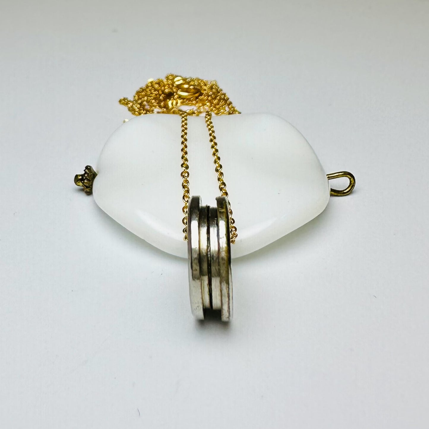 Reversible Double BulletSlice Necklace | Gold
