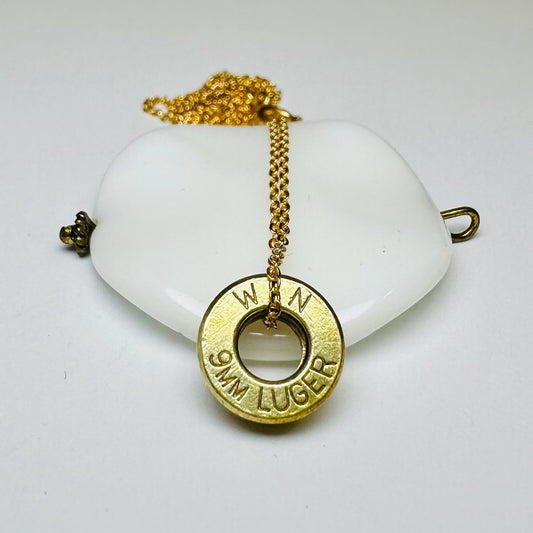 Reversible Double BulletSlice Necklace | Gold