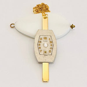 Narrow Bars of Time - Rectangular - Gold