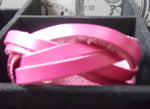 1" Braided Leather Bracelet