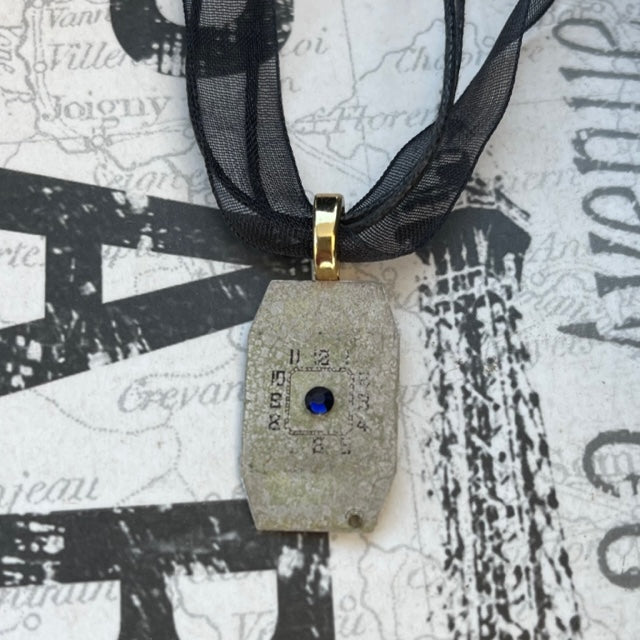 Single Face of Time Pendant Necklaces