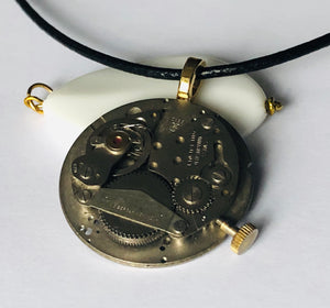 Swiss Wind’erUp Antique Pocket Watch Necklace