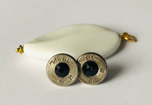 Recycled BulletSlice Stud Earrings