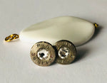 Recycled BulletSlice Stud Earrings