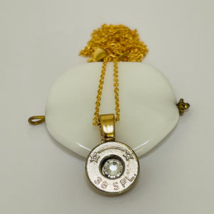 Recycled BulletSlice Chain Necklace